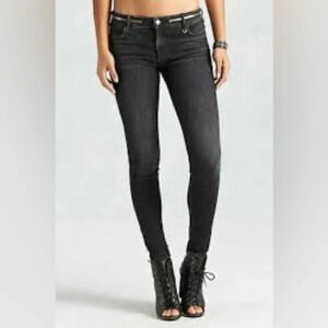 Joan Smalls x True Religion Mid Rise Zipper Waist Jean in Hellcat - Size 31